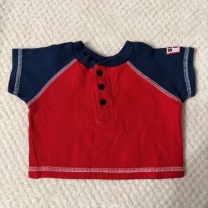 Vintage Red and Blue Kids Shirt